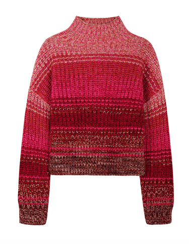 525 Valerie Sweater in Toasted Almond Multi - Estilo Boutique