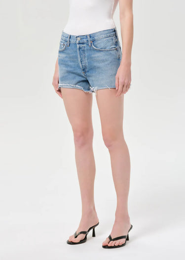Agolde Parker Vintage Cut Off Short In Post