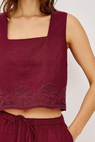 Rails Akira Top in Berry Hibiscus