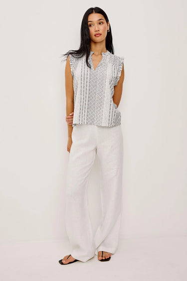Rails Arlene Top in Striped Eyelet