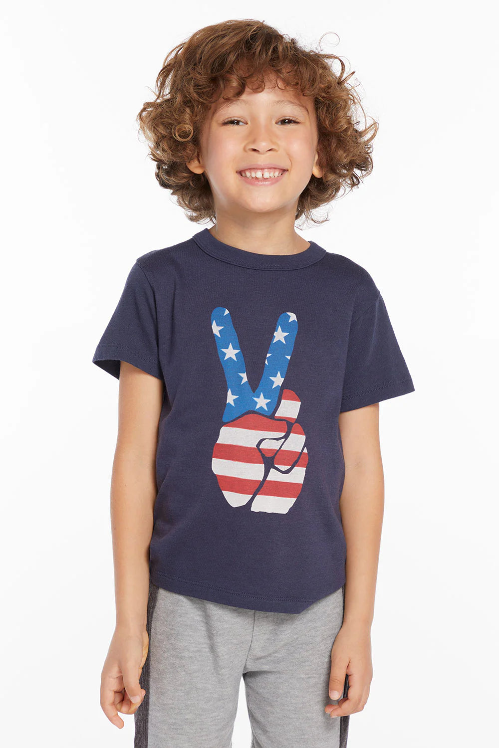 Chaser Kids Peace Boys Tee in Avalon