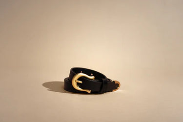 Sancia The Adela Belt in Black Vegetable