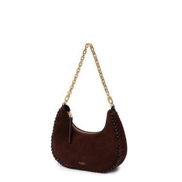 Sancia The Zatka Bag in Espresso Suede