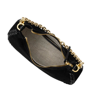 The Zatka Bag in Black Suede