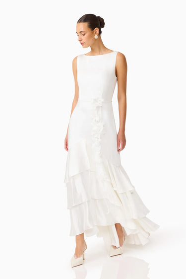 Elliatt Erielle Tiered Gown in White