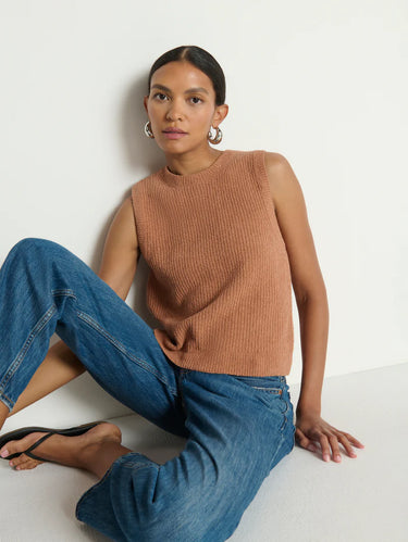 Nation Jacqueline Tank in Mocha
