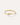 Jenny Bird Slim Woven Square Bangle in Gold