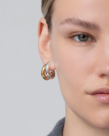Jenny Bird Florence Earrings in Two Tone
