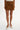 Lamarque Kasia Genuine Suede Cargo Skirt in Caramel