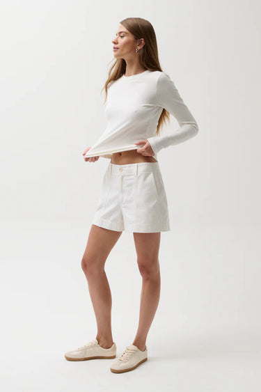Pistola Mason Relaxed Utility Short in White