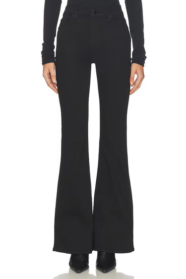 Pistola Kinsley Mid Rise Ultra Flare in Noir - Estilo Boutique