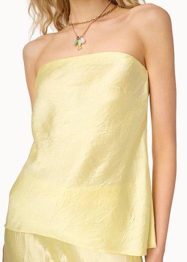 Cami NYC Strapless Top in Buttercup