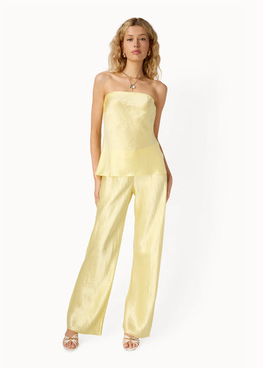 Cami NYC Strapless Top in Buttercup