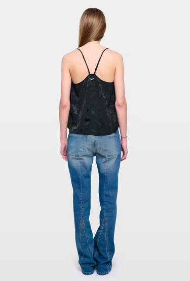 Zadig & Voltaire Cespa Silk Camisole in Gloom