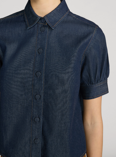 Frame The Poise Top in Rinse
