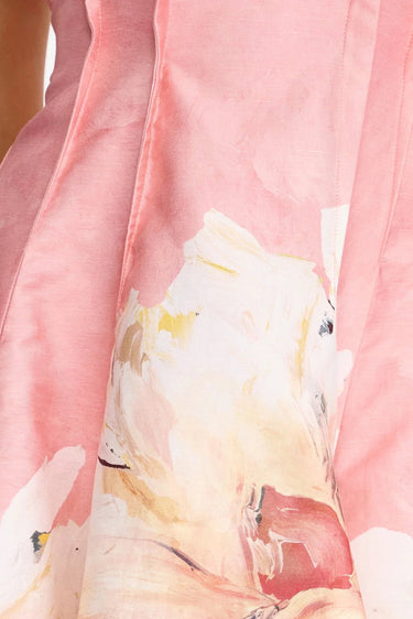 Acler Carryon Mini Dress in Sugar Peony