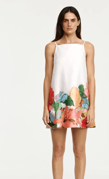 Acler Java Mini Dress in Mixed Floral