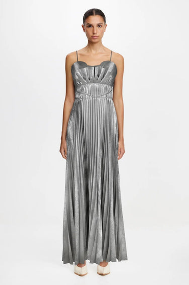 Acler Kelsale Maxi Dress in Silver