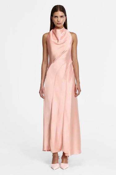 Acler Lecha Maxi Dress in Soft Flamingo