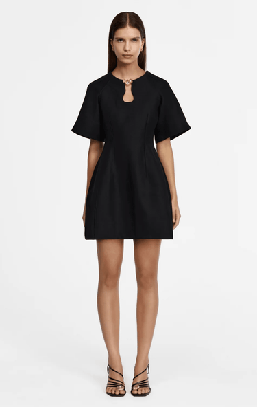 Acler Picts Mini Dress in Black