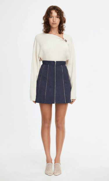Acler Wakefield Skirt in Midnight - Estilo Boutique