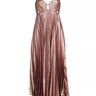 Acler Willcocks Midi Dress in Metallic Pink - Estilo Boutique