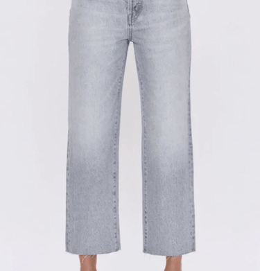 AG Denim Cassie Crop Straight Leg Jean in Enigma
