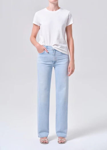 Agolde Harper Straight Jean (Weightless Stretch) In Flaunt