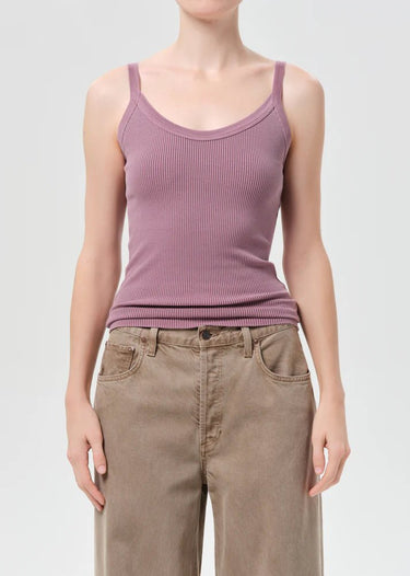 Agolde Jordan Tank in Glaze