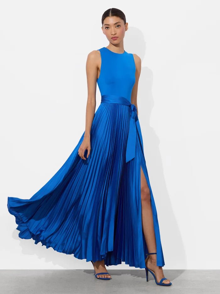 Alice + Olivia Chara Pleated Maxi Dress, Size 4 Alice + Olivia Chara Pleated Maxi Dress, Size 4