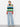 Alice + Olivia Hannon Tie Front Blouse in Rainbow Reef