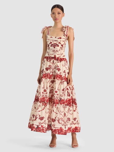 Alice + Olivia Haven Maxi Dress in Orchard Glow