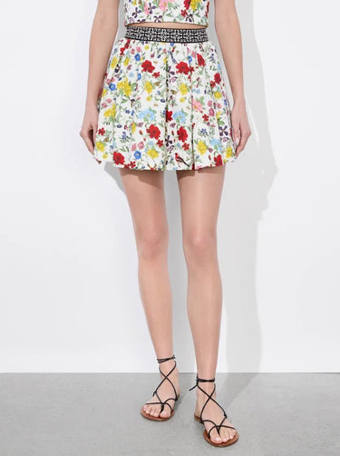 Alice + Olivia Haven Mini Skirt in Dollhouse - Estilo Boutique
