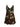 Alice + Olivia Julietta Mini Slip Dress in Magic Garden Black