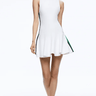 Alice + Olivia Kimi Stripe Mini Dress in Soft White - Estilo Boutique