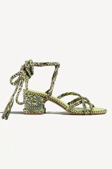 Amambaih Isabel Heel in Kaki Lemon - Estilo Boutique
