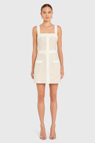 Amanda Uprichard Archie Dress in Angelica Tweed