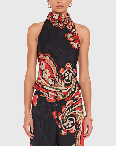 Amanda Uprichard Arielle Top in Kiara Print