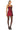 Amanda Uprichard Bethany Skort Romper in Burgundy