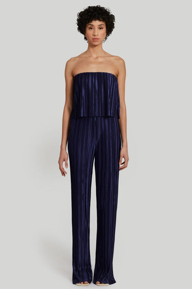 Amanda Uprichard Collina Jumpsuit in Pleats - Estilo Boutique