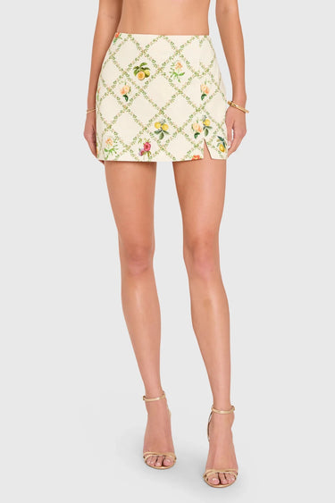 Amanda Uprichard Dale Skort in Trellis