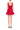 Amanda Uprichard Danner Skort Romper in Carnelian