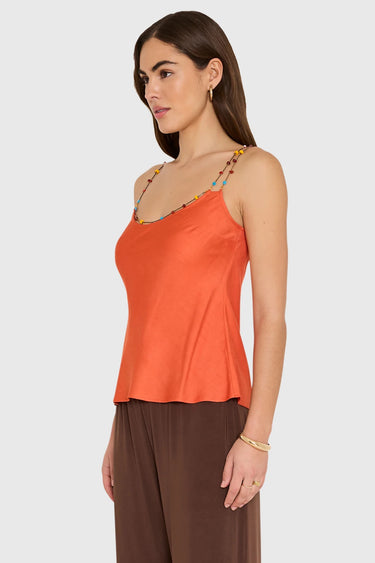 Amanda Uprichard Eros Top in Pomelo