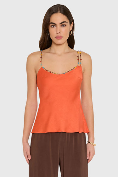 Amanda Uprichard Eros Top in Pomelo