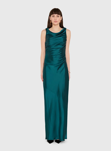 Amanda Uprichard Jeannine Maxi in Malachite