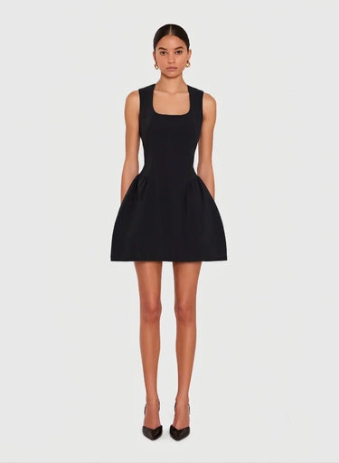Amanda Uprichard Leora Dress in Black