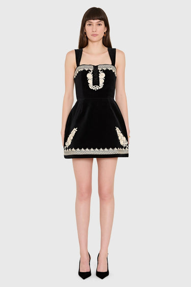 Amanda Uprichard Lottie Dress in Black