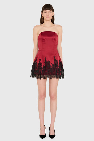 Amanda Uprichard Romilly Romper in Rosette