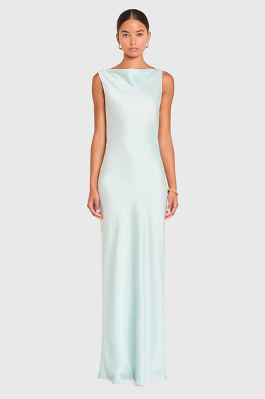 Amanda Uprichard Roslyn Gown in Celadon