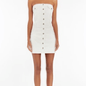 Amanda Uprichard Teyana Dress in White - Estilo Boutique